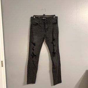 Mens black Hollister Jeans